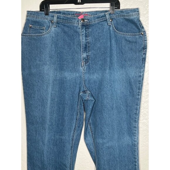 Liz & Me Signature Women's Bootcut Jeans Size 263W Blue High Rise 5 Pockets - Picture 5 of 12